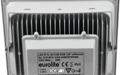 Proiector de exterior Eurolite LED IP FL-50 COB RGB 120° RC
