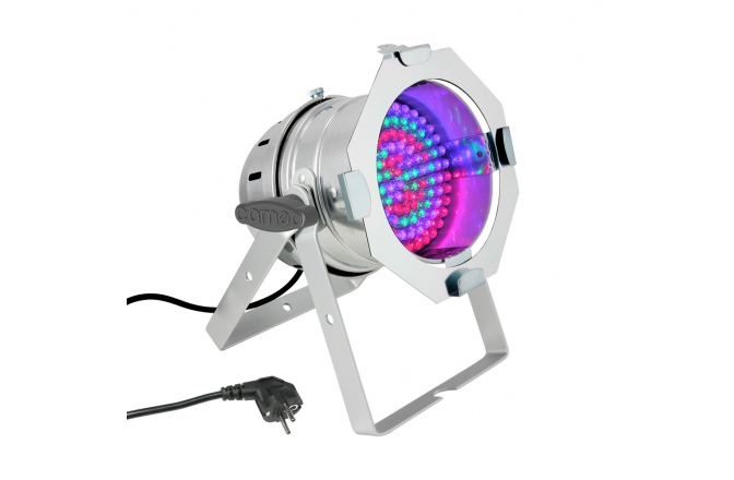 Proiector LED Cameo PAR-56 108x10mm LED RGB Silver