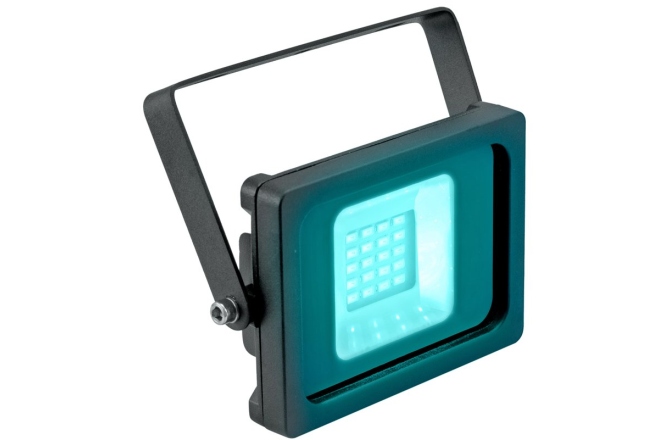 Proiector plat pentru exterior Eurolite LED IP FL-10 SMD turquoise