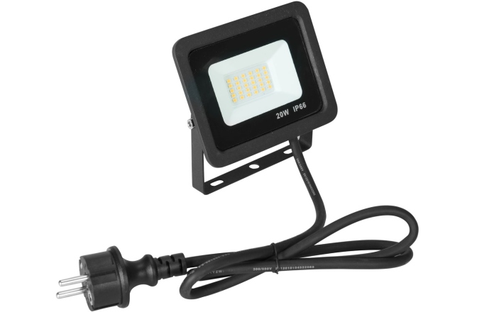 Proiector plat pentru exterior Eurolite LED IP FL-20 SMD WW