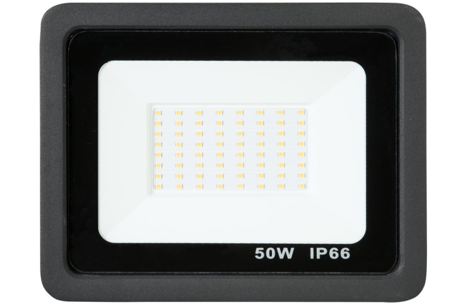 Proiector plat pentru exterior Eurolite LED IP FL-50 SMD WW