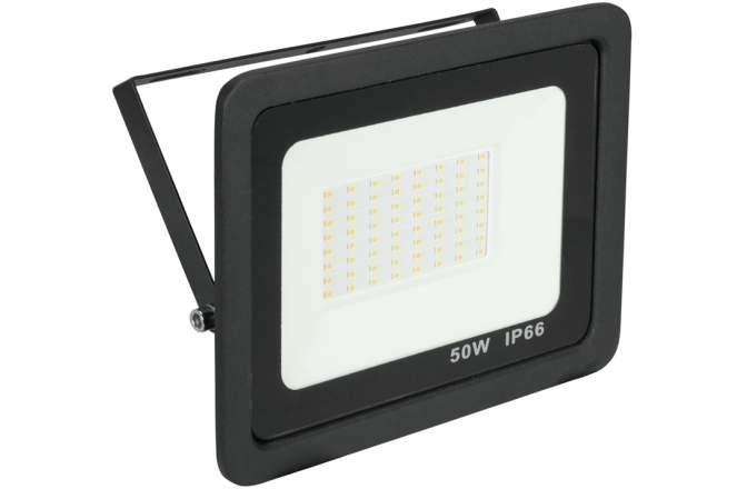 Proiector plat pentru exterior Eurolite LED IP FL-50 SMD WW