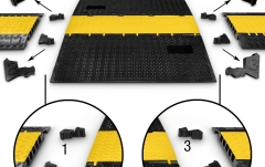 Protectie cablu 3 canale  Defender 3 2D Adapter Set