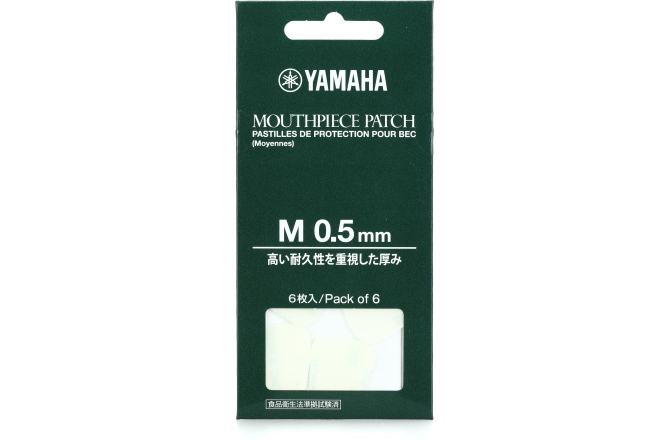 Protecție Muștiuc set 6 bucăți Yamaha Mouthpiece Cushions 0,5mm Soft 6pcs Pack