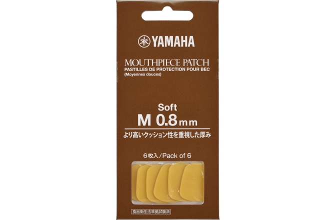 Protecție Muștiuc set 6 bucăți Yamaha Mouthpiece Cushions 0,8mm Soft 6pcs Pack