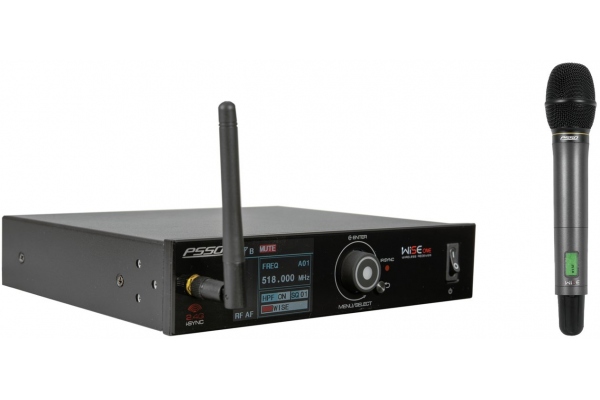 Set WISE ONE + Con. wireless microphone 518-548MHz