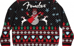Pulover Fender Ugly Christmas Black L