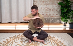 Rain Disk Meinl Sonic Energy 10" Rain Disk, Ocean Sound, Fibonacci-Inspired Carving