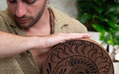 Rain Disk Meinl Sonic Energy 10" Rain Disk, Ocean Sound, Fibonacci-Inspired Carving