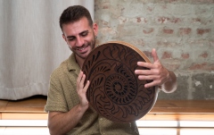 Rain Disk Meinl Sonic Energy 15'' Rain Disk, Ocean Sound, Fibonacci-Inspired Carving