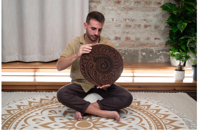 Rain Disk Meinl Sonic Energy 15'' Rain Disk, Ocean Sound, Fibonacci-Inspired Carving