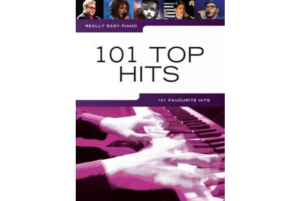 REALLY EASY PIANO 101 TOP HITS PIANO BOOK