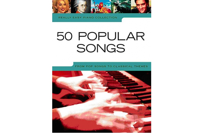 No brand REALLY EASY PIANO 50 POPULAR SONGS PIANO BOOK