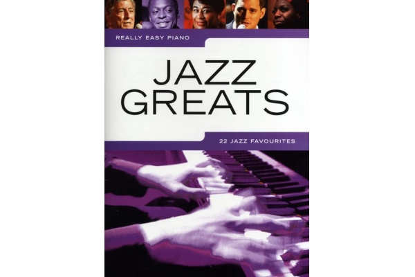 REALLY EASY PIANO JAZZ GREATS PIANO BOOK