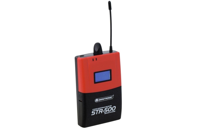 Receptor Bodypack Omnitronic STR-500 Bodypack Receiver IEM