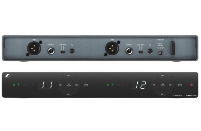 Receptor dual UHF Sennheiser EM-XSW 1 Dual E-Band