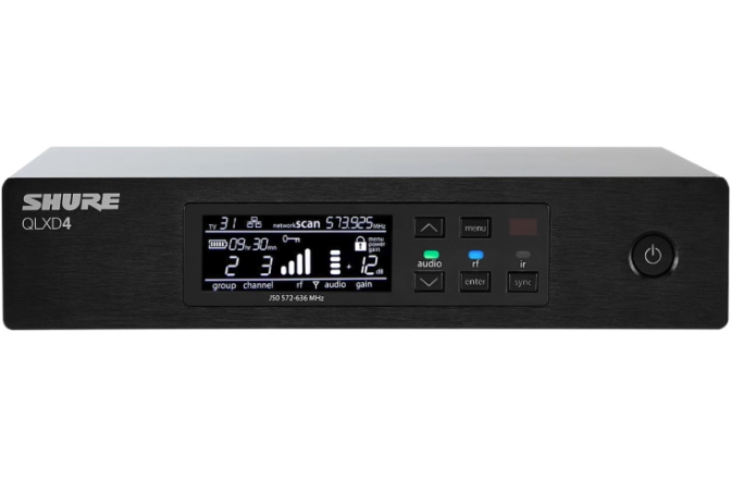 Receptor wireless digital Shure QLXD4-S50 823-832 Mhz