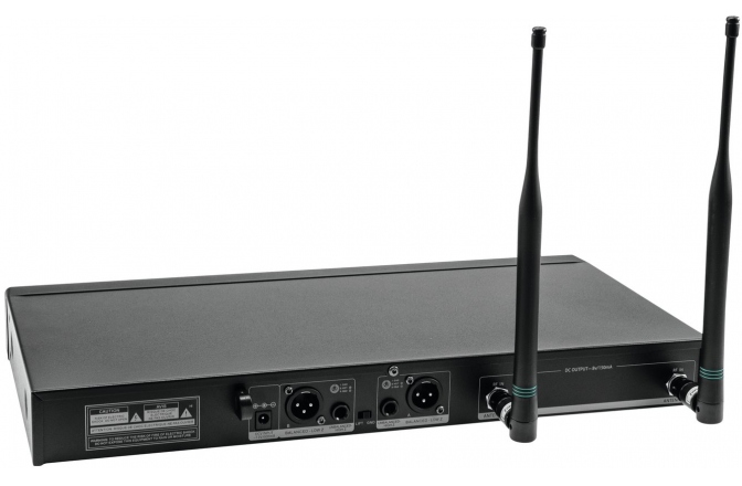 Receptor wireless multifrecventa cu 2 canale  Relacart UR-222D 2-Channel UHF Receiver