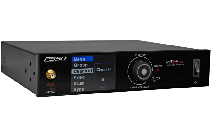Receptor Wireless PSSO WISE ONE 1-Channel True Diversity Receiver 823-832/863-865MHz