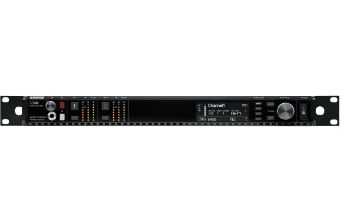 Receptor wireless Shure AD4D Axient Digital Dual Receiver