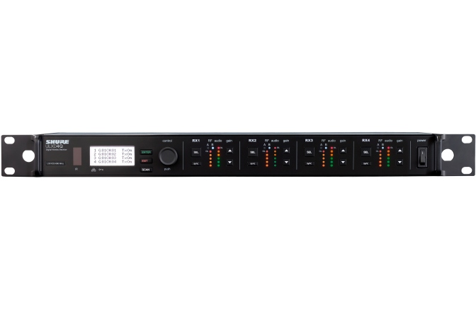 Receptor wireless Shure ULXD4Q Quad Wireless Receiver