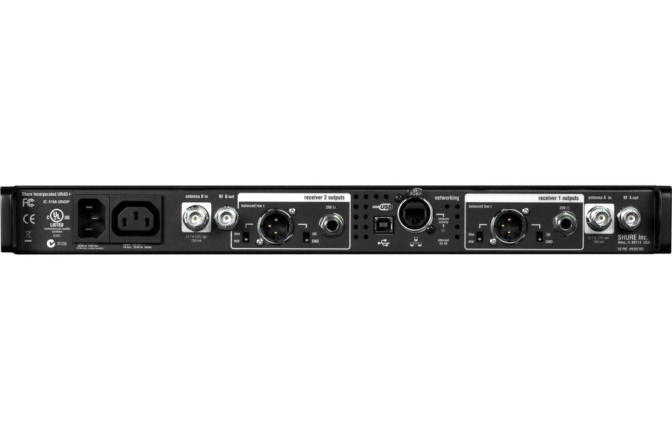 Receptor Wireless Shure UR4D+