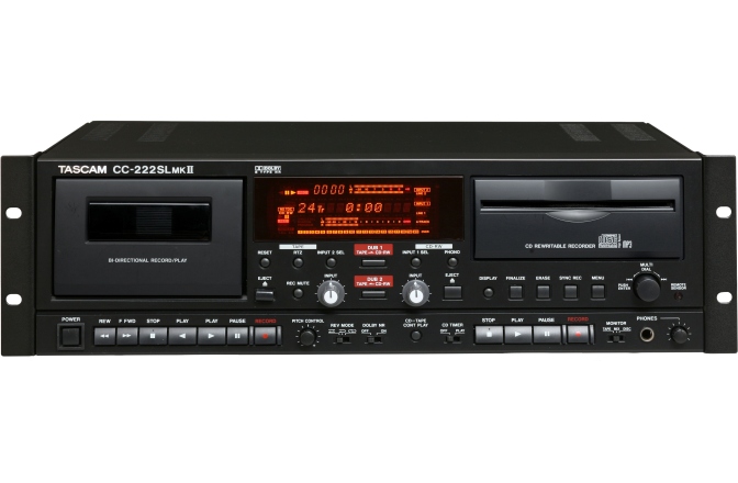 Recorder CD / caseta Tascam CC-222SL mkII