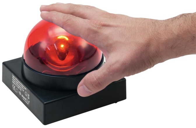 Reflector dublu Eurolite LED Buzzer Police Light red