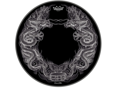 Faţă tobă Tattoo Skyn Powerstroke 3 Bass Drum 22