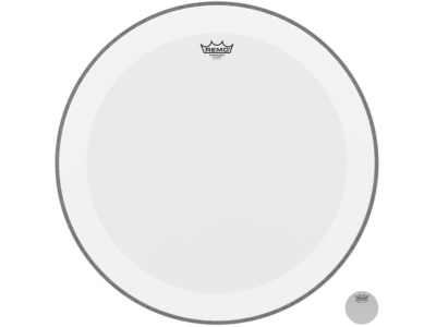 Powerstroke 4 White coated bass drum 26
