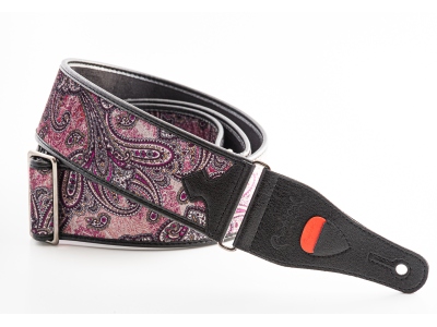 Paisley Velvet-60 Burgundy