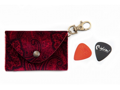 Pick Pouch Paisley Red