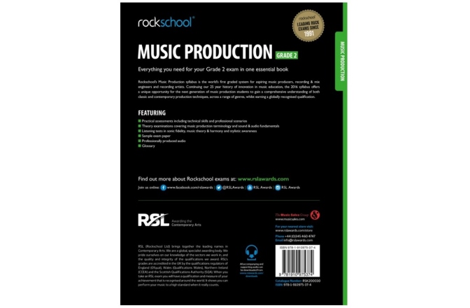 No brand Rockschool Music Production - Grade 2 (2016)