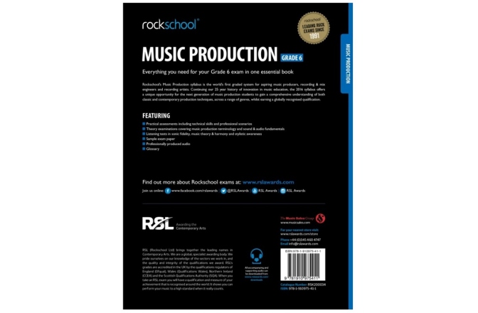 No brand Rockschool Music Production - Grade 6 (2016)