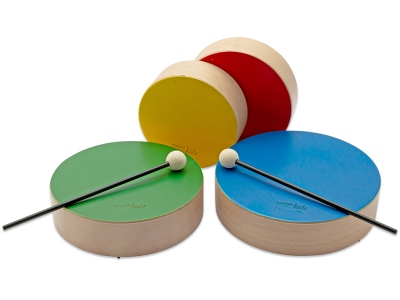 Wooden Toms Set Color 