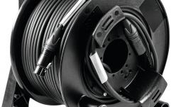 Rolă cablu DMX PSSO DMX cable drum XLR 50m bk Neutrik 2x0.22