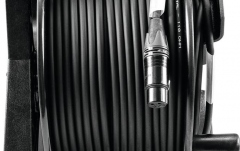 Rolă cablu DMX PSSO DMX cable drum XLR 50m bk Neutrik 2x0.22