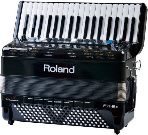 Rhythmic seafood eel Roland FR-3x V-Accordion BK - Acordeon digital - SoundCreation