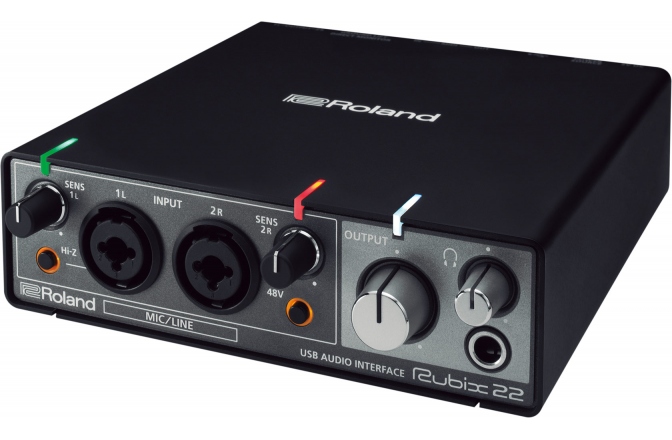 Interfata audio USB cu 2 canale Roland Rubix22