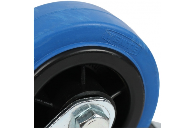 Rotilă cu Frână Tente Braked Swivel Castor Wheel Blue 80mm