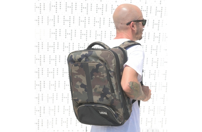 Rucsac laptop / echipamente DJ UDG Ultimate Backpack Slim Camo/Orange