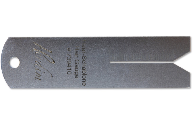 sablon 0.5mm pentru masurarea parulului arcusului Herdim Sablon 0.5mm pentru masurarea parulului arcusului