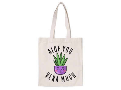 Sacosa canvas Aloe You Very Much