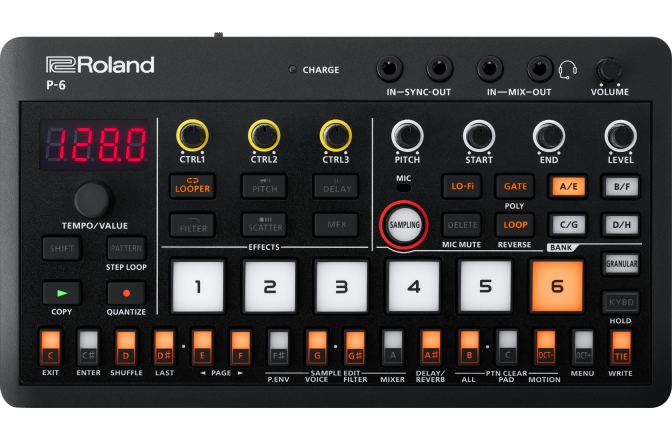 Sampler / modul de sunet Roland P-6 AIRA Compact Creative Sampler