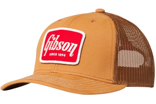 Canvas Trucker Tan Cap