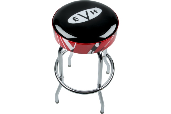 EVH™ Logo Barstool with Striped Trim 30"