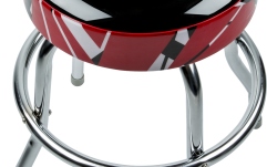 Scaun de Bar EVH Logo Barstool with Striped Trim 24"