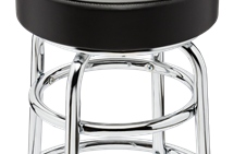Scaun de Bar Fender Blackout Backrest Barstool with Embossed Logo 30"