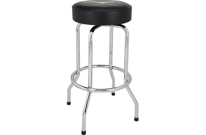 Scaun de Bar Fender Custom Shop Chevron Logo Barstool Black/Chrome 30"