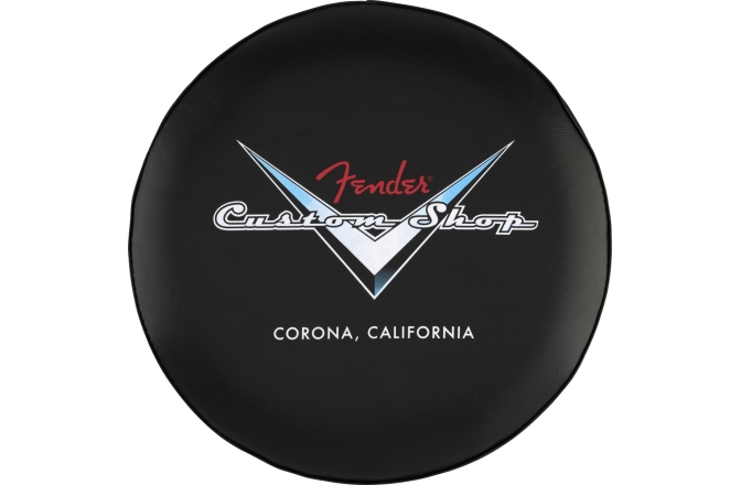Scaun de Bar Fender Custom Shop Chevron Logo Barstool Black/Chrome 30"